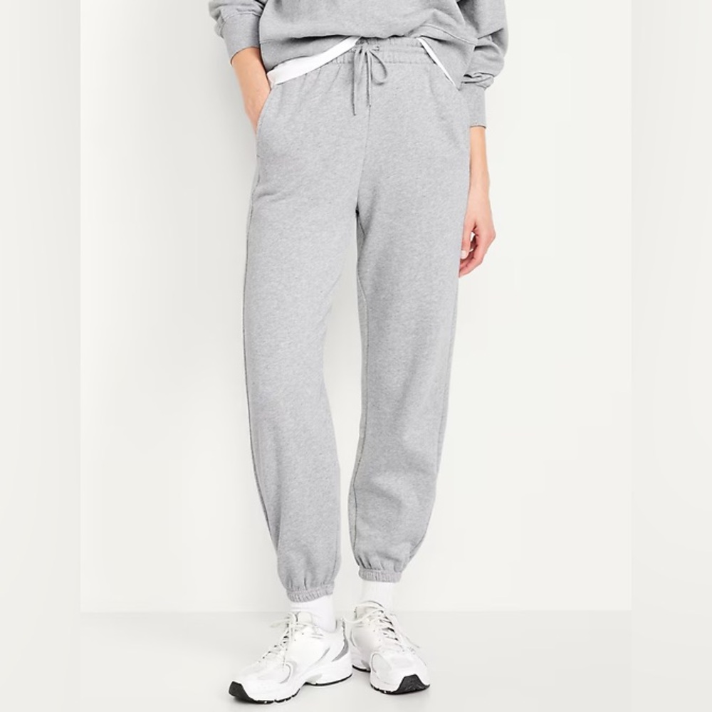 Extra High Waisted So Comfy Jogger Sweatpants Heather Gray Small Petite SP